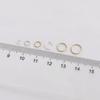14/18K Gold-Filled Open Loop Connector for DIY Jewelry Making - Bracelet, Necklace, Pendant Accessories.