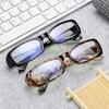 Y2K Anti Blue Light Glasses Black Fashionable Computer Glasses Men's Flat Light Glasses Women's Gaming Phone Eye Protection