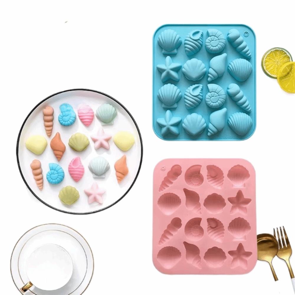 16 Grids DIY Chocolate Mold 3D Cake Decoration Mold New Candy Pudding Cake Mold  Holiday Baking