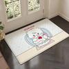 Cute Cartoon Bear Bunny Cat Rectangle Carpet Kawaii Animal Kids Room Home Decor Mat Non Slip Floor Rug Entryway Doormat