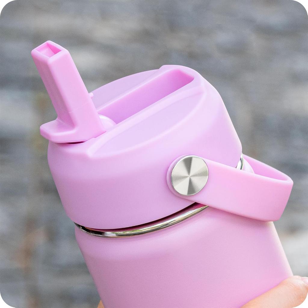 Straw Lid for Wide Mouth Water Bottles