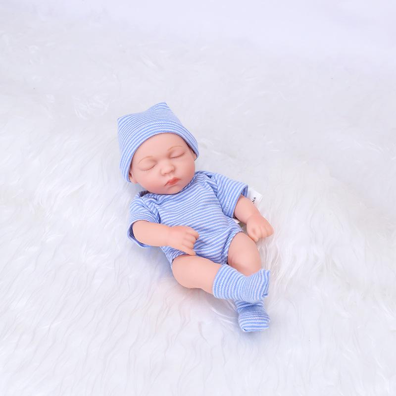 Mini Realistic Silicone Reborn Doll – Children's Soft Body Girl Figure Gift