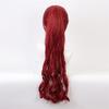 Costume for Women Synthetic Fiber Dark Red Wig - Cherry Red Ponytail Costume Cosplay Accessories