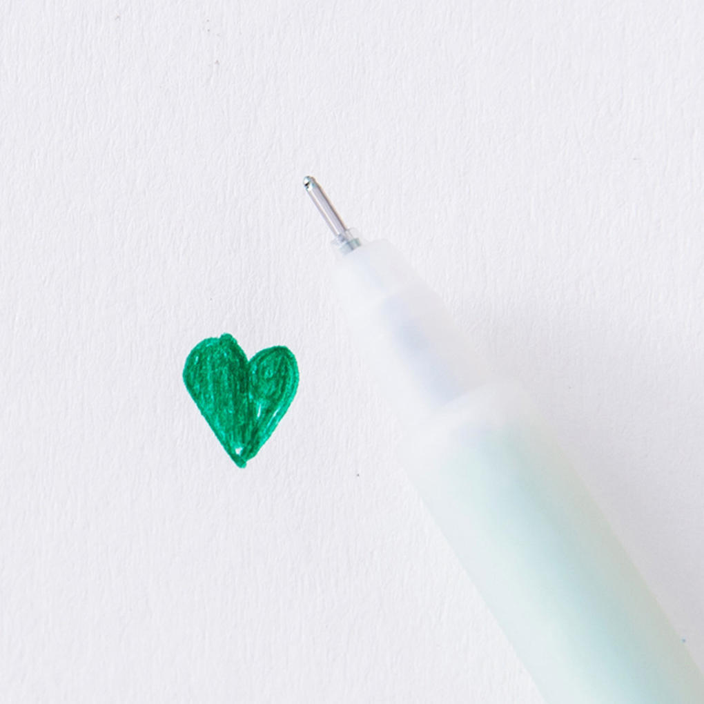 6 Color Ink Gel Pen School Office Stationery Supplies Transparent Writting Pen