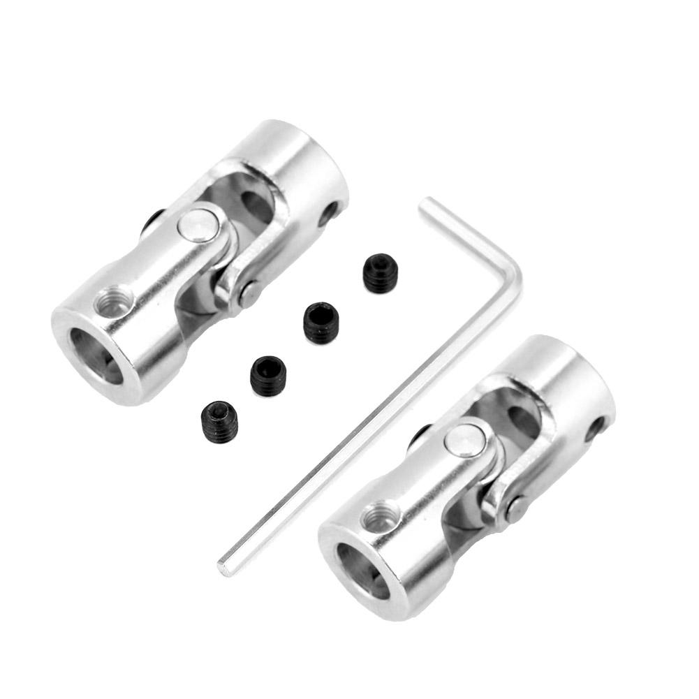 2 buc Cuplaj arbore Conector motor Direcție DIY Lungime 35mm DE 14mm Articulație universală (8*8mm)