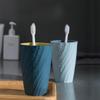 A Double-layer Mouthwash Cup Simple and Durable Face Wash Cup Creative Couple Toothbrush Cup Home Bathroom Accessory
