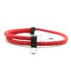 New Men Bracelet 4mm Adjustable Milan Rope Braslet Black Red Thread Braclet Yoga Meditation Jewelry Gift For Boyfriend Pulsera