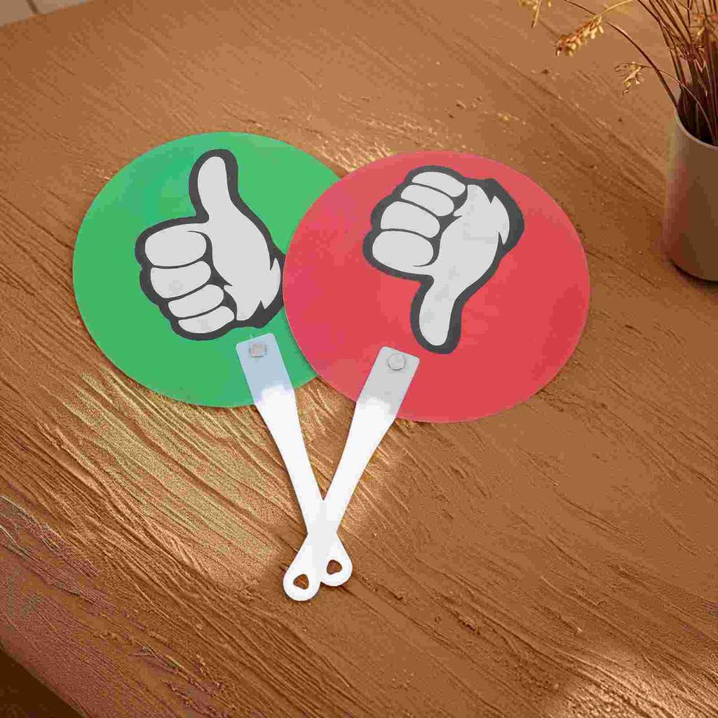 30 Pcs Signs Classroom Interactive Supplies Voting Board Judging Mini Portable Paddle Supply Teacher Baby
