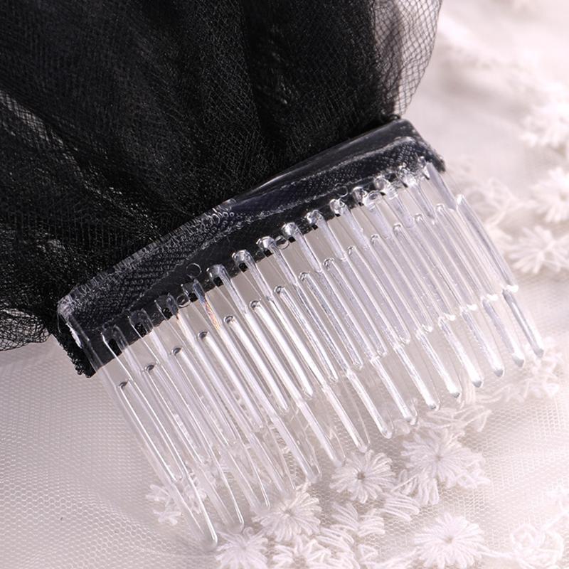 Mesh Veil Headpiece Black Tulle Veil Headwear for Halloween Party Carnival Vintage Cosplay Headpiece Party Supplies