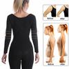 Langärmliger Arm-Schlankheitsformer für Frauen, Polymer-Sauna-Schweißweste, Workout-Tanktops, Formwäsche, Armtrimmer, Gewichtsverlust, Taillentrainer-Shirt