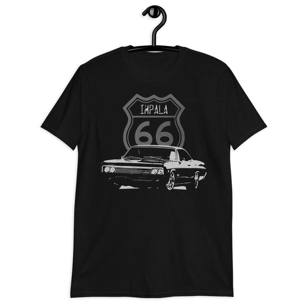 

1966 Chevy Impala American Classic Car 66 Short-Sleeve Unisex T-Shirt 4XL