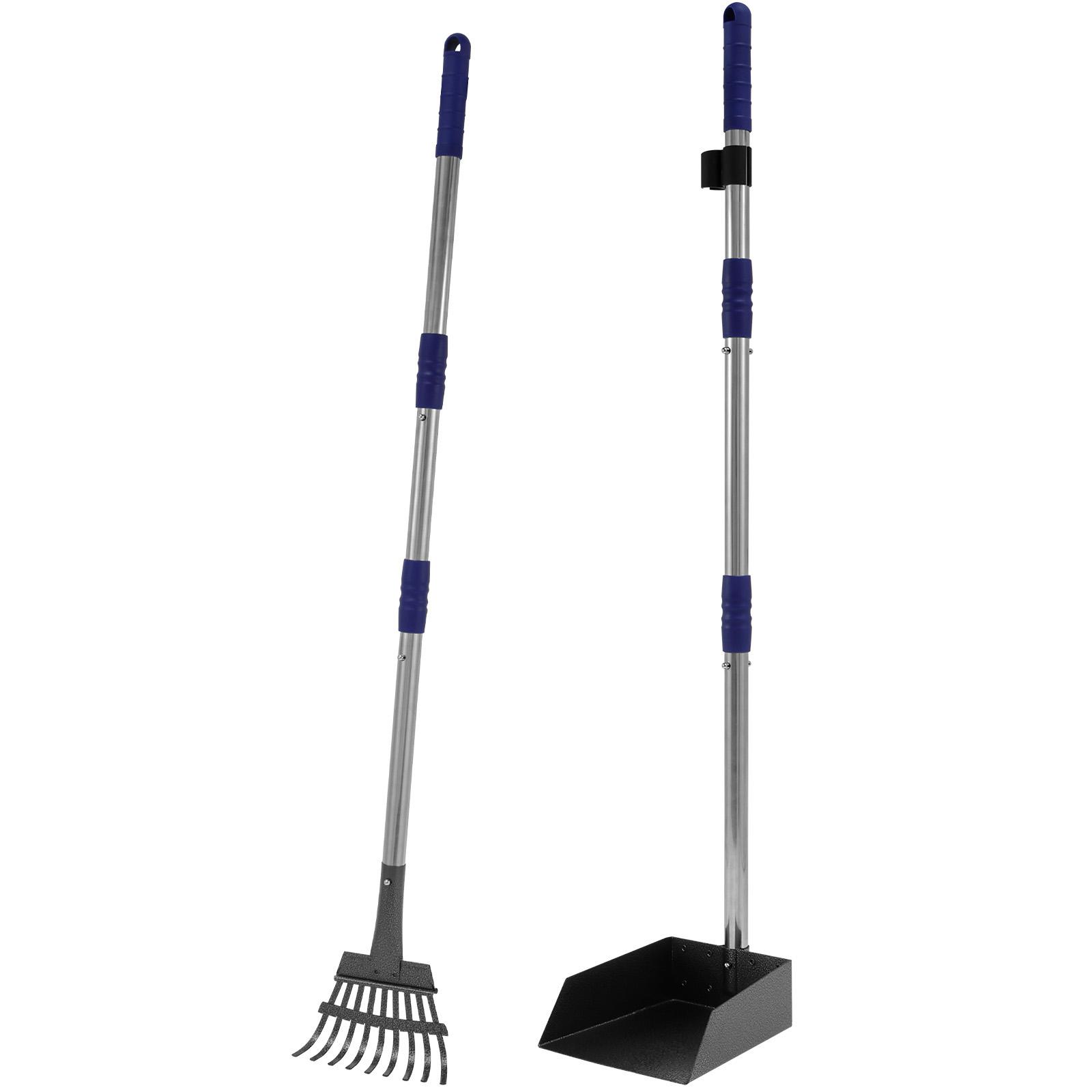 

2/3 шт. многофункциональный совок для собачьих экскрементов съемный длинный металлический совок лоток грабли и лопата набор для удаления отходов домашних животных НОВЫЙ