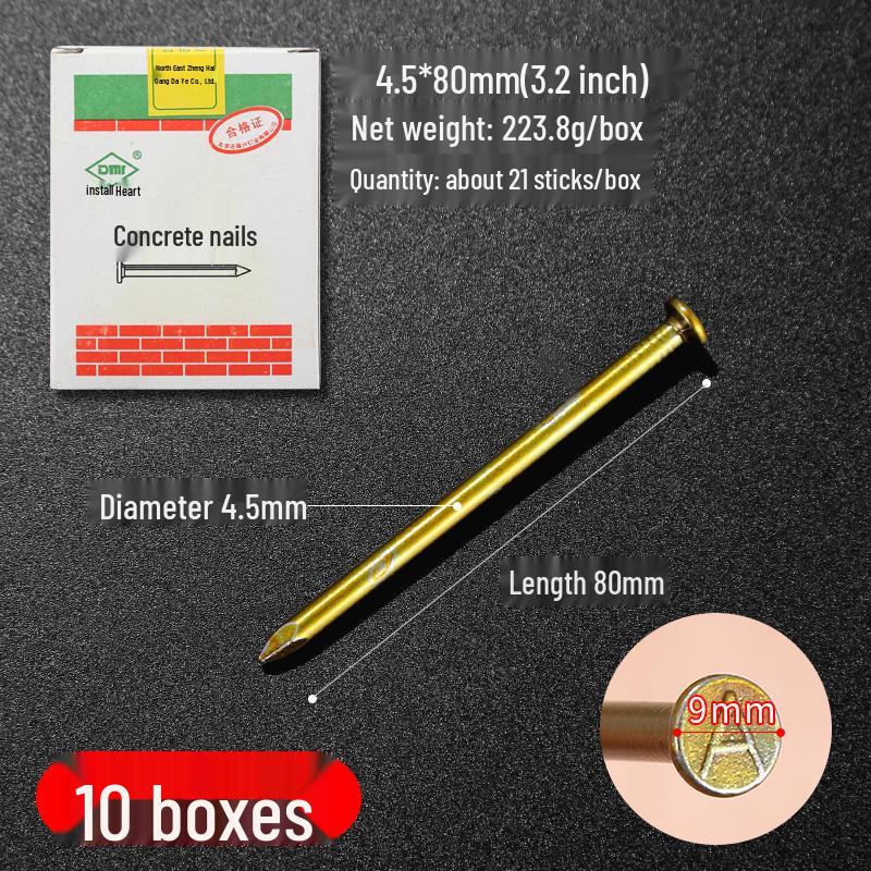 Long Cement Steel and Iron Nails for Wall and Woodworking