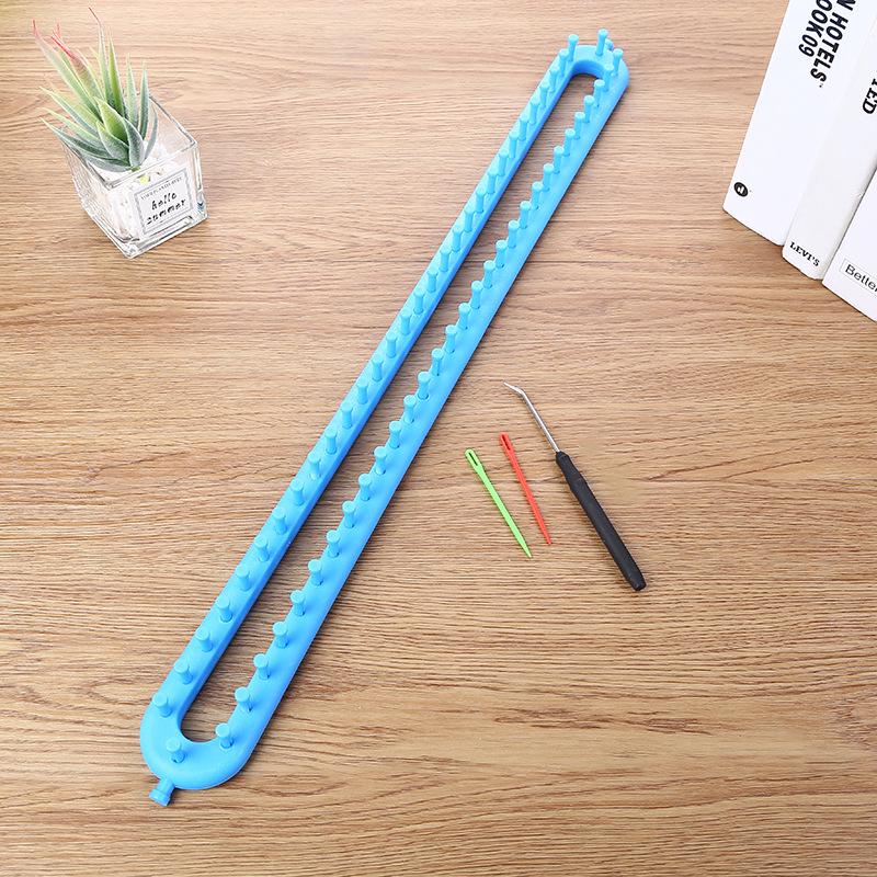 DIY Knitting Loom for Easy Scarf and Hat Making - Beginner-Friendly Tool Set