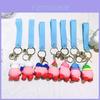 Adorable Kirby Keychain Cute Car Key Accessory For Couples And Bag Decoration