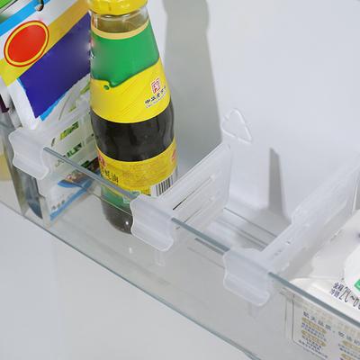 Scaffale Organizzatore Efficiente per Frigorifero da Cucina Divisori per Contenitori per Uova Bottiglie e Altri Oggetti Organizzatore Frigorifero Cucina