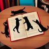 5Pcs Kitten Themed Metal Bookmarks Rustproof Iron Bookmarks Page Markers For Notebook Novel Journal Planner Scrapbooking