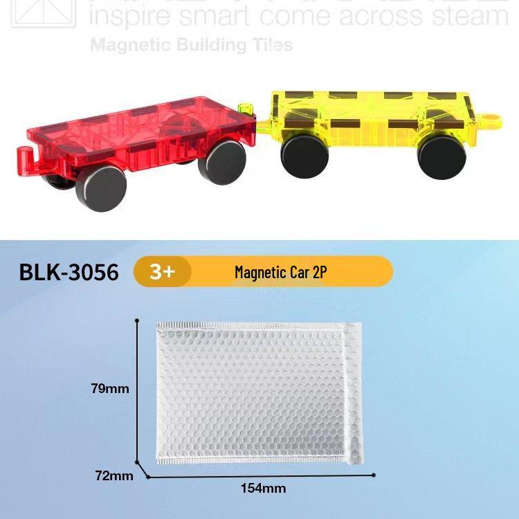 Magnetic 3D Square Blocks: 7.5cm Drill Refill Sheet for Versatile Educational Assembly