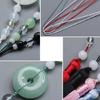 Chinesischer Hanfu Anhänger Retro Quasten Taillenanhänger Imitation Jade Kleidungsschmuck