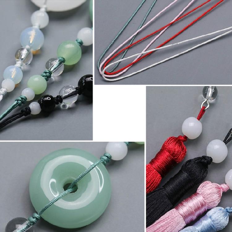 Chinesischer Hanfu Anhänger Retro Quasten Taillenanhänger Imitation Jade Kleidungsschmuck