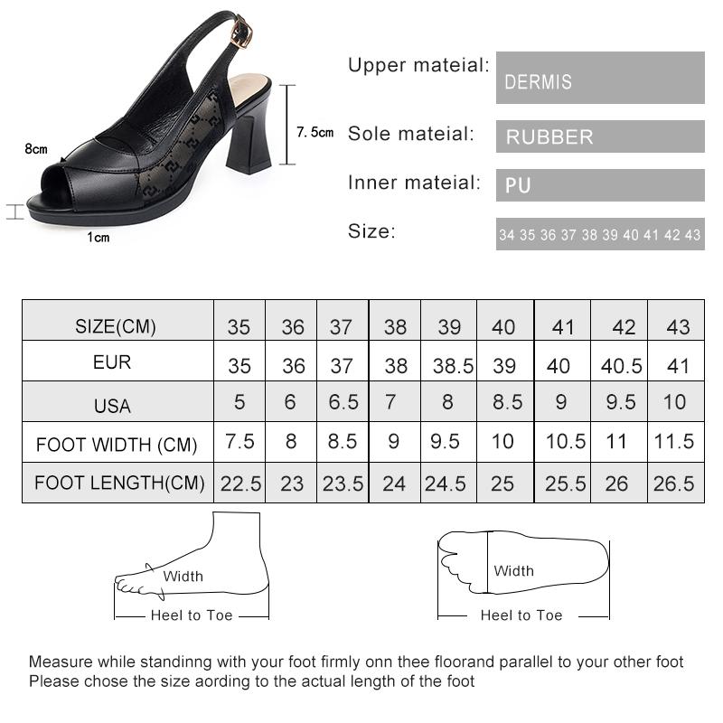 Fashion AIYUQI Women High Heel Sandals Platform 2025 New Genuine Leather Summer Sandals Women Fish Mouth Fashion Dress Women Sandals