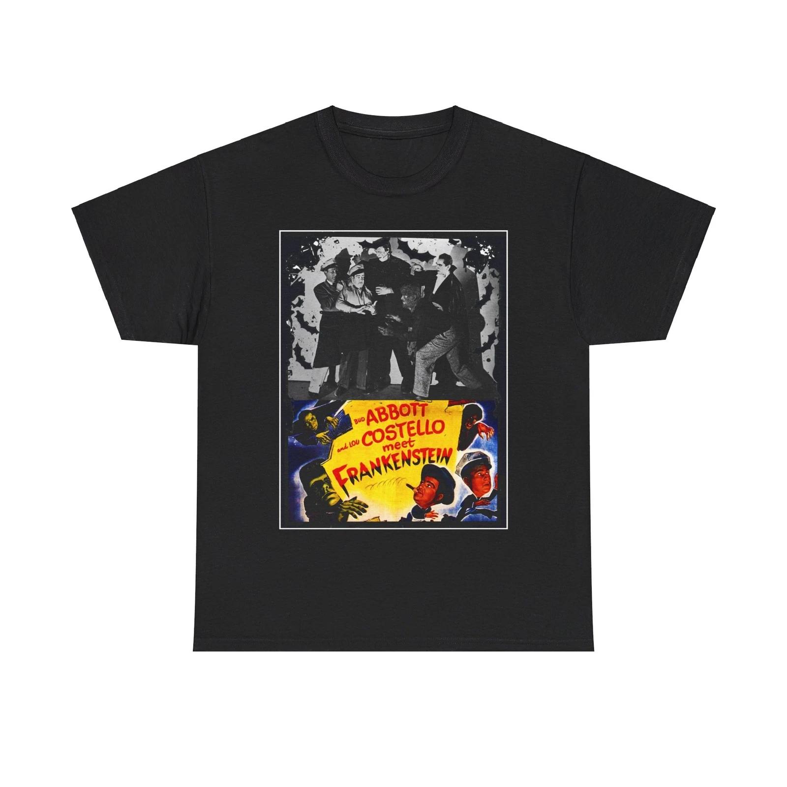 Abbott and Costello Meet Frankenstein Unisex Short Sleeve Tee L