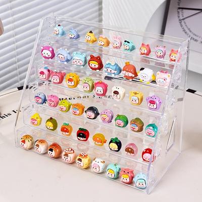 Small Ornament Display Box Fruit And Vegetable Naughty Bag Mini Blind Box Rack Storage Transparent Display Rack