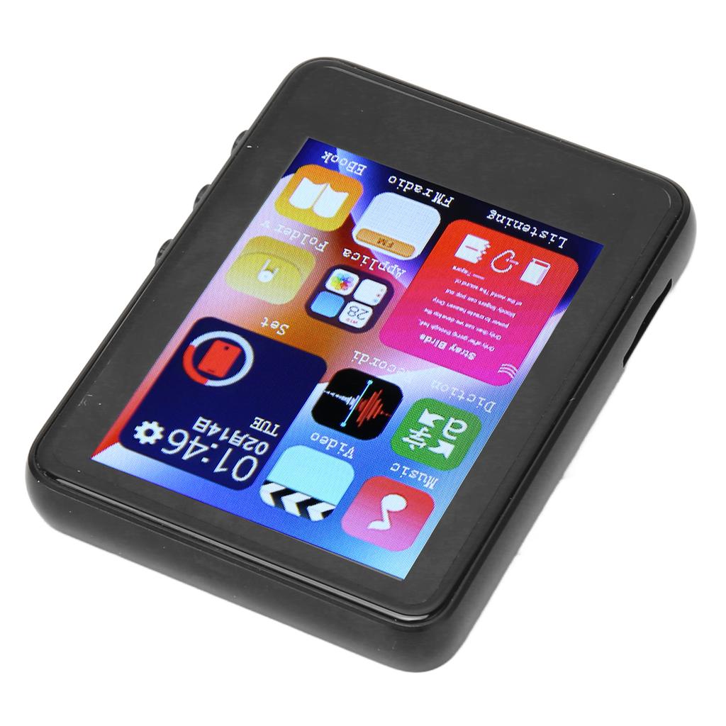 2.4in MP3 Player HD Full   Noise Reduction  5.0 FM Radio E Books Voice Recorder for Music