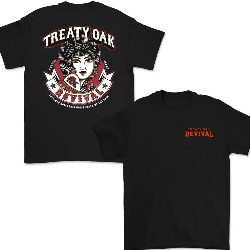 Treaty Oak Revival Rose Tattoo Tshirt S