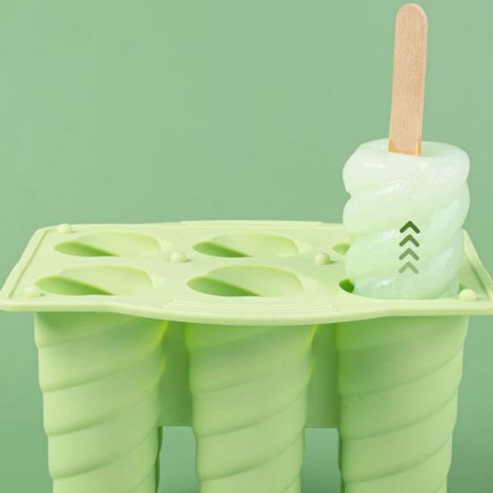 Silicone Popsicle Mold with Lid Handle Easy-Release Ice Pop Maker for DIY Treats BPA-Free Dishwasher Safe Fun Summer Kitchen Tool for Kids Adult