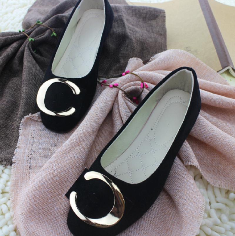 zapatos de mujer lady cute sweet navy blue comfort plus size flat loafers women fashion elegant nurse & hotel work shoes ga128