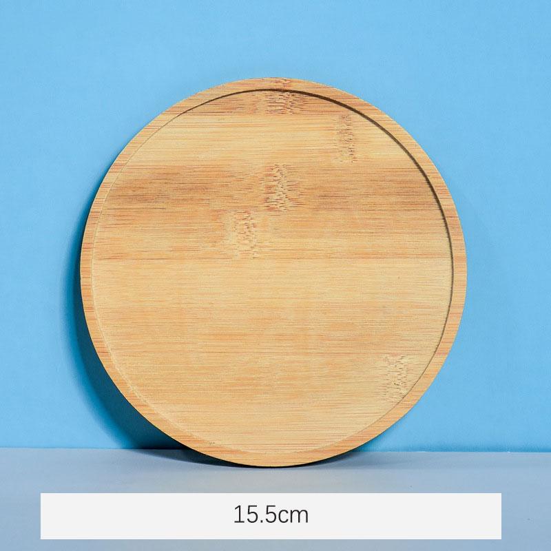 1PCS Shaped Bamboo Coasters Natural Wooden Skid Insulation Cup Pads Reusable High-Temperature Mug Mat Table Protector Drinkware