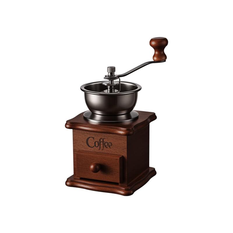 

CLITON Hand-Crank Coffee Grinder, Manual Coffee Bean Grinding Machine for Home Use, Vintage-Style Manual Coffee Grinder And Powder Maker коричневий