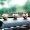 Fun Auto Interior Accessory Car Bell Desktop Ornament a Sense of Ritual Nodding Head Ornament  Gift