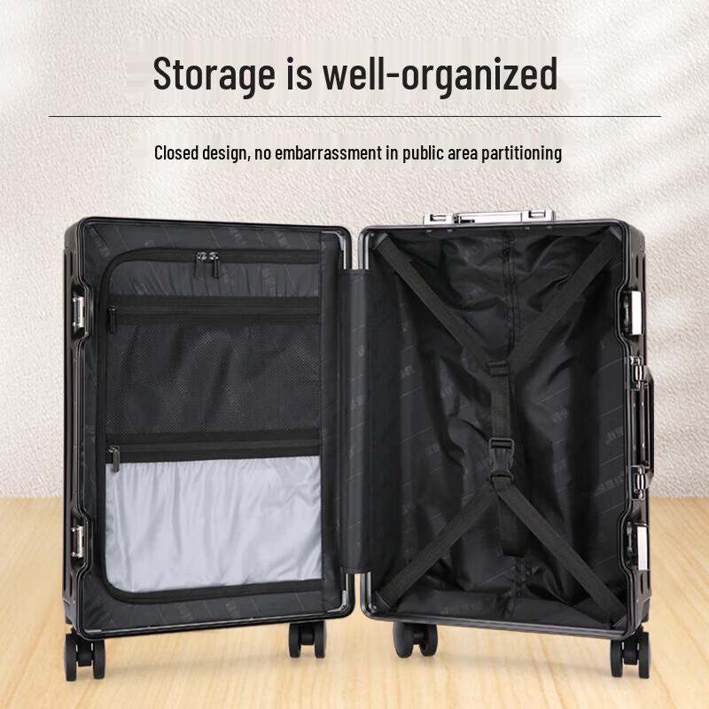 Hengyuanxiang Business Aluminum Frame Luggage
