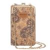 Weiches Leder Damen Handytaschen PU Leder Vintage Damen Mode Umhängetaschen Reißverschluss Crossbody Messenger Tasche Geldbörse KTB