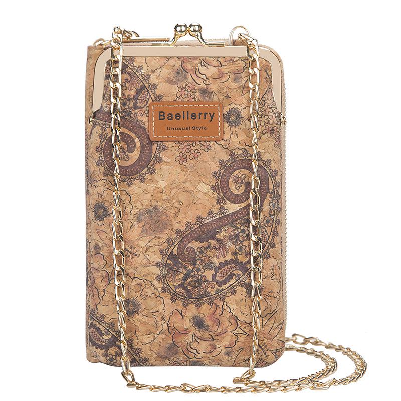 Weiches Leder Damen Handytaschen PU Leder Vintage Damen Mode Umhängetaschen Reißverschluss Crossbody Messenger Tasche Geldbörse KTB