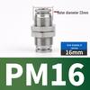 304 Stainless Steel Pneumatic Quick Connectors: High-Pressure Resistant Straight Reducer and Quick Connect Tee