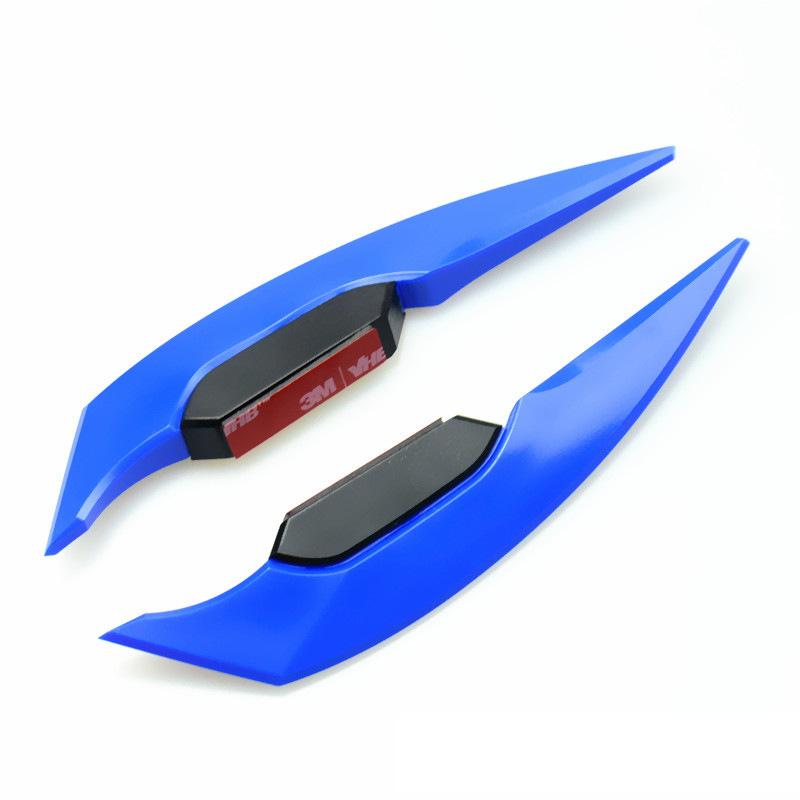 1Pair Motorcycle Front Fairing Winglets Side Spoilers Dynamic Wing Sticker Motorbike Decoration Winglet Sticker Moto Accessories