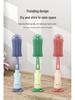 Rotating Silicone Baby Bottle, Nipple, & Straw Cleaning Brush Set
