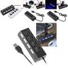 Black Led 4 Port Usb 2.0 Hub With Premium Quality Craftsmanship And Timeless Design