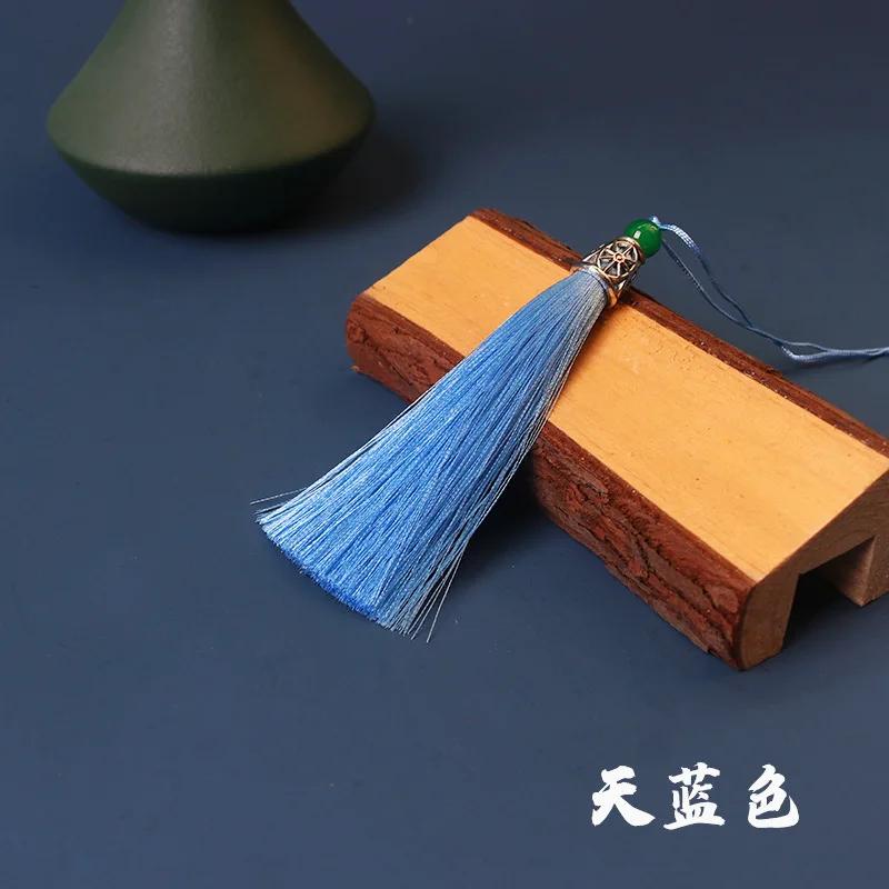 5pcs/Pack 10cm Multicolor Cotton Silk Tassel Cords Brush for Earrings Charm Pendant Tassel Fringe DIY Jewelry Making