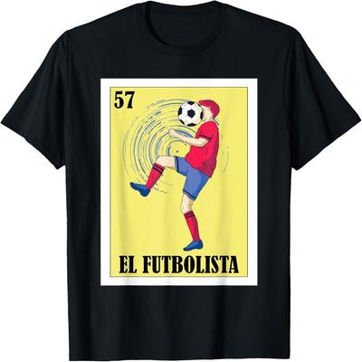 Funny Mexican Soccer Design - El Futbolista T-Shirt(1)