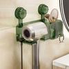 Plastic Hair Dryer Rack Punch-Free Air Blower Storage Bracket Hair Dryer Storage Rack  Bedroom