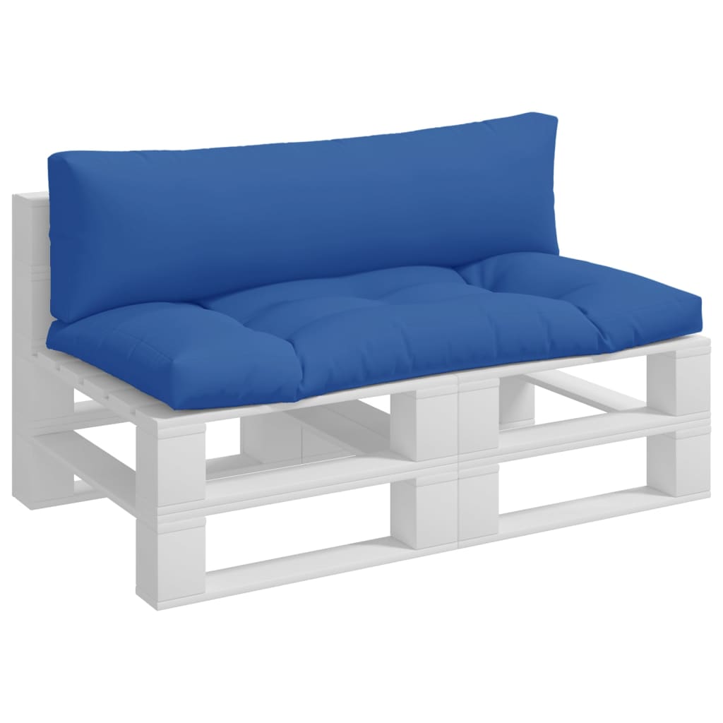 Pallet Cushions 2 Pcs. Blue Fabric