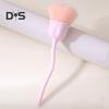 Nail Art Brush Soft Bristles Comfortable Grip Manicure Brush Artificial Fiber Wool Rose Flower Shape Nail Brush Manicure Tool