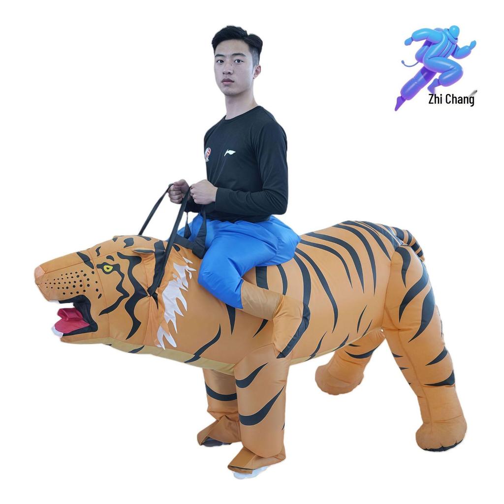 Inflatable Cute Animal Christmas Suit: Festive Fox & Unicorn Costume Toy for Parties and Performances