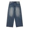 INTERCREW Deep Indigo Dark Wash Wide Denim Pants D Blue Ita1El04Adb