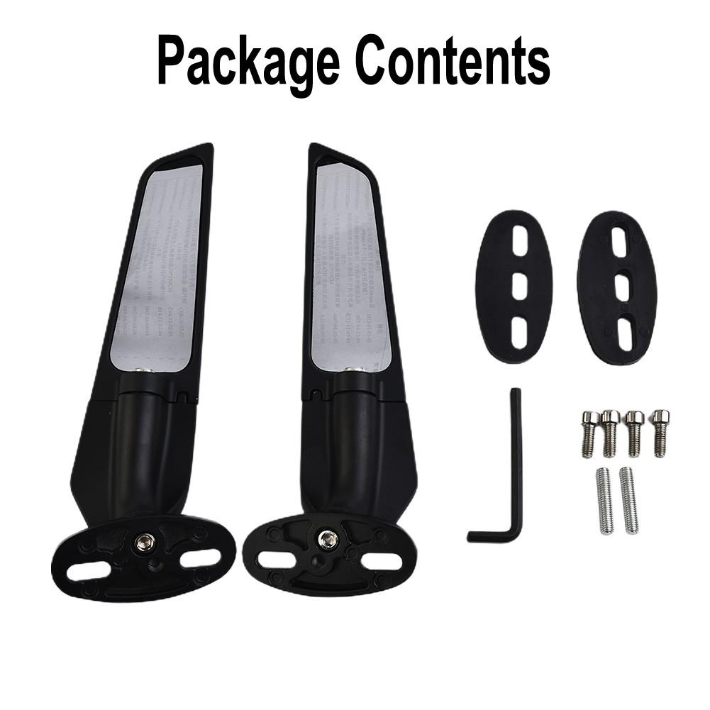 For Honda CBR 650R/F CBR500R CBR900RR Adjustable Rotating Rearview Mirror Wing