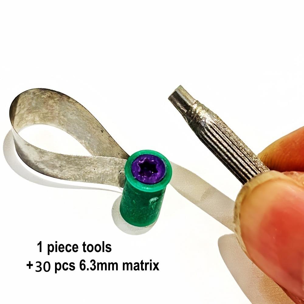 Dental Matrix Bands Steel Matrix Anatomically Shaped  Double-Side Contoured Matrix Bands for Dentistry with Tools